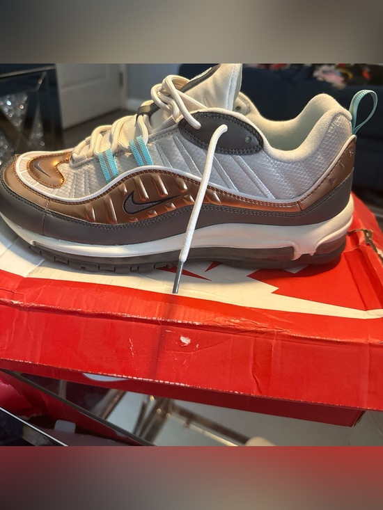 Nike Shoes - Nike womens Air Max 98 - White, Brown, Teal